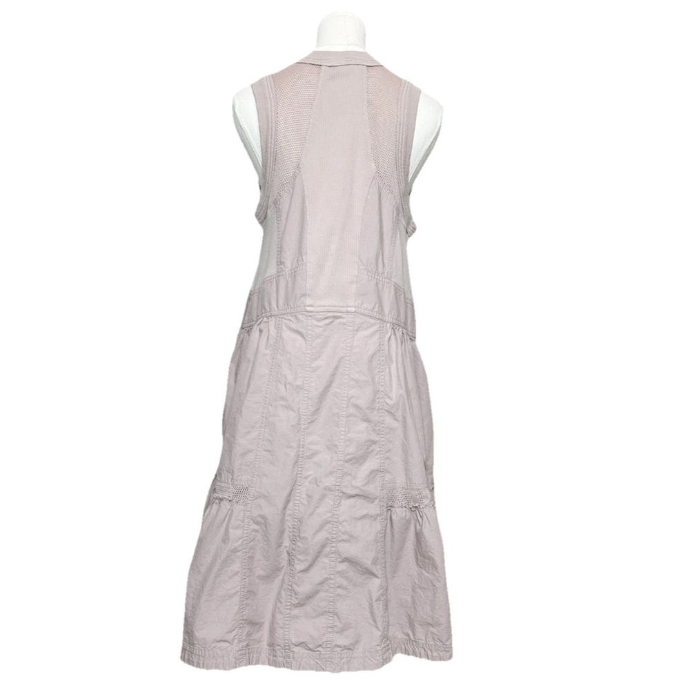 Daily Practice Trek Utility Dusty Purple Cotton Racerback Mesh Mini Dress Small - Picture 7 of 12